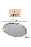 Yaren Style3'lı Lüx Oval Mini Zambak Çiçek Figürlü Paslanmaz Çelik Kahve Sunum Tepsisi – Kararmayan Şıklık3'lı Lüx Oval Mini Zambak Çiçek Figürlü Paslanmaz Çelik Kahve Sunum Tepsisi – Kararmayan Şıklık