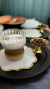 Yaren Style6'lı Gold Metal Dekoratif Papatya Kahve Yanı Sunum Lokumluk6'lı Gold Metal Dekoratif Papatya Kahve Yanı Lokumluk