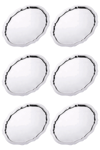 Yaren Style6'lı Lüx Oval Kahve Sunum Tepsisi | Paslanmaz Kahve, Çay, Dekoratif Sunum Tepsi 25x20cm6'lı Lüx Oval Kahve Sunum Tepsisi | Paslanmaz Kararmaz Kahve, Çay, Dekoratif Sunum Tepsi 25x20cm