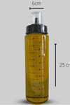 Yaren StyleAhşap Standlı 2`li 500 Ml Damlatmaz Akıllı Cam Yağlık-sirkelik Seti