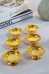 E-ticaret sitemizde bulunan Gold Metal Kaplama Ayaklı Lokumluk ve Gold Çerçeveli Sunumluk ile sofranıza şıklık katın! Yüksek kaliteli ve şık tasarımlar yarenstyle.com'da sizi bekliyor. - Yaren Style