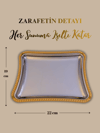 Royal Corda Paslanmaz Çelik Sunum Tepsisi | Yaren Style - Yaren Style