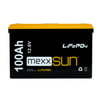 Mexxsun 12.8 Volt-100Ah LifePo4 Lityum Batarya