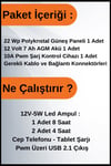 12 Volt Mini Aydınlatma Paketi 180Wp