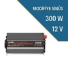 Lexron 12 Volt-300 Watt Modifiye Sinüs İnverter (220 Volt Çevirici)