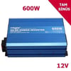 Carspa 12V Volt-600W Watt Tam Sinüs İnverter