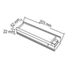 16.5 Amper 12 Volt 200 Watt Ultra Slim Led Trafosu