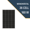160 Watt Half Cut Monokristal Solar Güneş Enerji Paneli