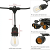 220Volt 5 Adet S14 Led Ampullü 5 Metre Led Işık Seti