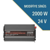 Lexron 24 Volt-2000 Watt Modifiye Sinüs İnverter (220 Volt Çevirici)