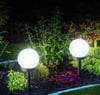 3 Watt Solar Kazıklı Glop Çim Armatürü (Beyaz Işık)