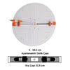 36 Watt Yeni Nesil Delik Çapı Ayarlanabilir Led Panel Armatür (Beyaz Işık)