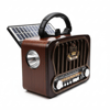 Yuegan YG-7092BTS Solar Güneş Enerjili Bluetooth Nostaji Görünümlü Fener + Radyo