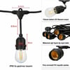 Forlife led 220Volt 10 Adet E27 Duylu 20 Metre Kablolu Set (20 Adet S14 Led Ampul Hediyeli)