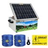 Solar Panelli Domuz-Ayı için Tarla Koruyucu Elektrikli Çit Seti