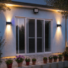 PantherSolar 8 Ledli Çift Yönlü Dekoratif Duvar Apliği (Çift Renkli)