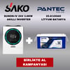 Sako Sunon IV 3.6KW + 2.56Kw LifePo4 Lityum Akü Paket