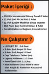 TV+Aydınlatma Maxi Solar Paket 220 Volt -2KWp