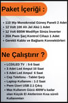 TV+Aydınlatma Trenta Solar Paket 220 Volt-2KWp