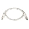 Usb-Yazıcı Kablosu 1,5 Metre ( Şeffaf )