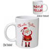 Yılbaşı Hediyesi Kupa Bardak Noel Baba ve Baston Şeker