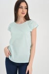 HN1256Kolları Büzgü Detaylı T-shirt