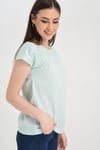 HN1256Kolları Büzgü Detaylı T-shirt