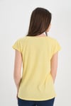 HN1256Kolları Büzgü Detaylı T-shirt