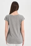 HN1256Kolları Büzgü Detaylı T-shirt