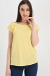 HN1256Kolları Büzgü Detaylı T-shirt