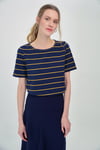 HN1336Boncuk Detaylı T-shirt