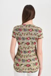 HN1377Basic V Yaka T-shirt