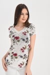 HN1377Basic V Yaka T-shirt