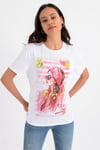 HN1607Kontrast Baskılı T-shirt
