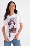 HN1609Kontrast Renklerde T-shirt