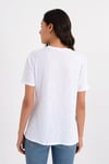 HN1609Kontrast Renklerde T-shirt