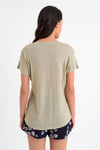 HN1642V Yaka Kısa Kollu Tshirt