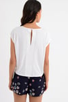HN1644Beli Lastikli Tshirt