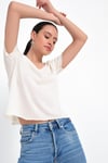 HN1713V Yakalı Basic T-shirt