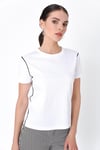 HN1928Kroşetalı Basic T-shirt
