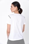 HN1928Kroşetalı Basic T-shirt