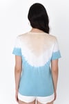 HN2009Batik Baskılı Bisiklet Yakalı Kısa Kollu T-shirt