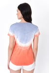 HN2011V Yakalı Batikli T-shirt