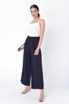 HN2096Kemerli Lacivert Pantolon