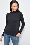 HN2244Boğazlı Bluz