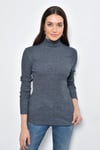 HN2299Balıkçı Yaka Bluz