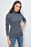 HN2299Balıkçı Yaka Bluz