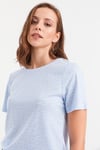 HN2700Açılı Desenli T-shirt