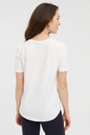 HN2938Kısa Kollu Bisiklet Yakalı T-Shirt