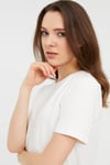 HN2938Kısa Kollu Bisiklet Yakalı T-Shirt